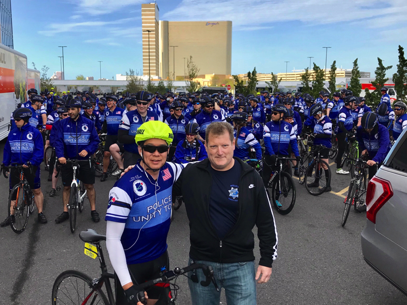 Tim Supports the Police Unity Tour